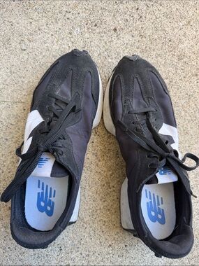 New Balance 327 Black and White Women's Athletic Sneakers